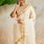 off white zari work pure cotton kasavu saree with blouse