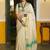 off white ethnic motifs zari cotton blend kasavu saree with blouse