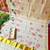 off white floral printed zari art silk kasavu saree with blouse