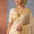 off white zari tissue kasavu saree with blouse
