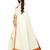 off white pure cotton kasavu saree with zari border
