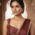Designer Chinon Saree Decorated With Readymade Gold Sequence Lace  And Sequence Embroidered Unstitched  Blouse Piece