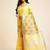 pink embroidered pure linen kasavu saree with blouse piece