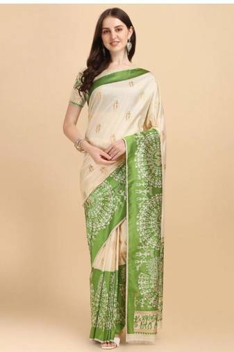 yellow zari cotton blend kasavu saree with blouse