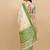 yellow zari cotton blend kasavu saree with blouse