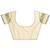 yellow zari cotton blend kasavu saree with blouse