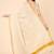 off white striped zari pure cotton kasavu saree with blouse