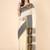 white jaali pure cotton kasavu saree with blouse piece