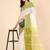 off white zari pure cotton kasavu saree for mehendi function