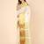 off white zari work pure cotton kasavu saree without blouse