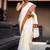off white zari pure cotton kasavu saree with traditional zari border