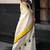 off white pure cotton kasavu saree with zari work