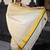 off white pure cotton kasavu saree with zari work