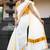 off white zari pure cotton kasavu saree for wedding