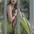 white zari crepe kasavu saree with blouse