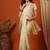 white zari cotton blend kasavu saree with blouse