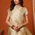 white zari cotton blend kasavu saree with blouse