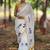 white woven design silk cotton kasavu saree with blouse
