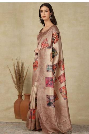 white woven design silk cotton kasavu saree daily wear saree