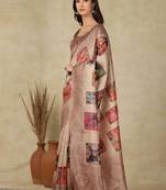 white woven design silk cotton kasavu saree daily wear saree