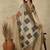 beige woven design silk cotton kasavu saree with blouse