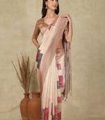 sea green woven design silk cotton kasavu saree with blouse