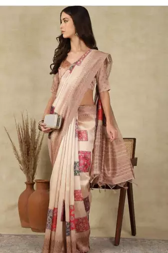 sea green woven design silk cotton kasavu saree with blouse