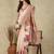 sea green woven design silk cotton kasavu saree with blouse