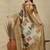 beige zari tissue kasavu saree with blouse