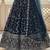 Awesome Blue Zari and Sequins Embroidered Georgette indian designer wedding Lehenga Choli dress