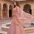 Baby pink Zari and Sequins Embroidered Fancy Fabric indian designer wedding Lehenga Choli dress