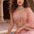 Baby pink Zari and Sequins Embroidered Fancy Fabric indian designer wedding Lehenga Choli dress