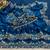 Blue Color Sequins and zari embroidery work Satin Saree