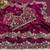 Wine Color Sequins and zari embroidery work Satin Saree