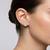 925 sterling silver Classic Heart Shape Diamond Stud Earrings