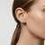 925 sterling silver Classic Bezel Diamond Stud Earrings