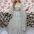sea green net embroidered lehenga choli