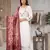 Women white embroidered kurta pant set with dupatta