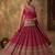 Royal rani pink embroidered lehenga set