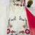 Off-white embroidery roman glass silk blend  sharara suit set