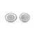 925 sterling silver Celestial Diamond Disc Stud Earrings