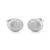 925 sterling silver Celestial Diamond Disc Stud Earrings