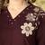 Women coffee brown embroidered tunic & pant co-ord set
