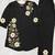 Women jet black embroidered tunic & pant co-ord set