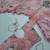 Premium floral print saree in dusty pink with stylish blouse