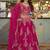 Stylish Hot Pink Thread Work Silk Engagement Wear Lehenga Choli