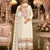 Beige premium embroidered chinon salwar suit