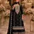 Black premium embroidered chinon salwar suit