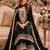 Black premium embroidered chinon salwar suit