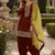 Maroon embroidered viscose patiala salwar suit